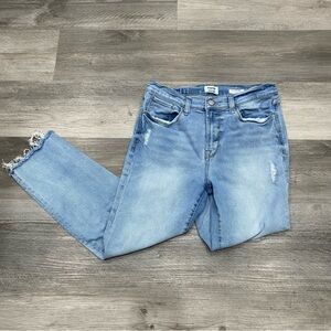 669 Kensie Light Blue Distressed Jeans